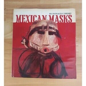 Mexican Masks by Donald Cordry (Hardcover) Vintage 1980 Book
